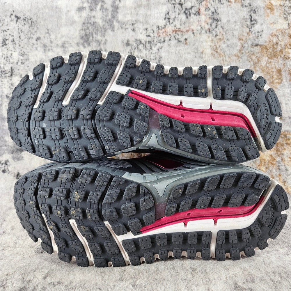 Brooks Ariel 18 Running Shoes Womens 9B Grey Pink 1202711B091 Training Sneakers - Picture 11 of 14